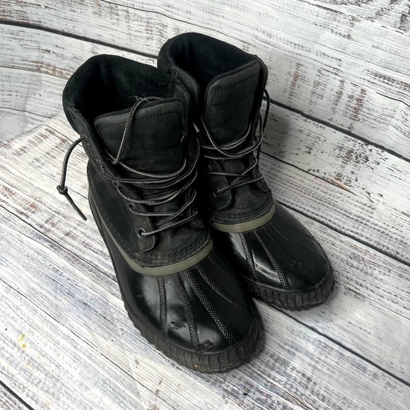 Sorel Cheyanne II Mens Waterproof Black Boots Lined 8.5 main image 6